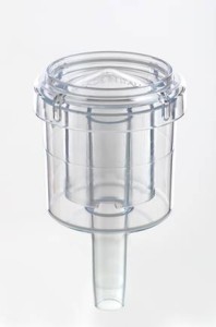 Rurka fermentacyjna plastikowa przykrywką - Medium