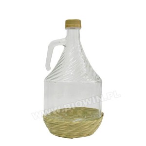 Gąsior Dama 1l w oplocie, z zakrętką