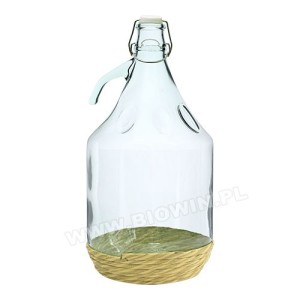 Gąsior Dama 5l w oplocie z drucianym zamknięciem